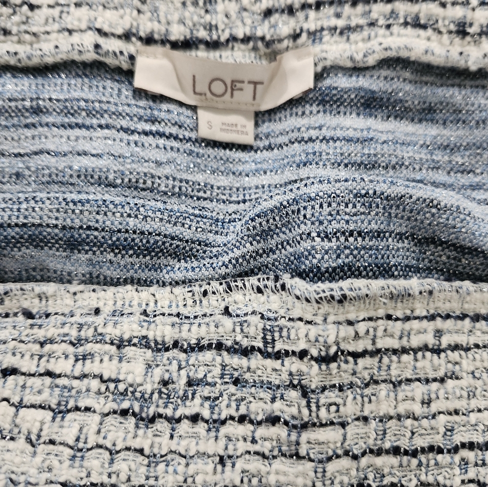 LOFT blue skirt